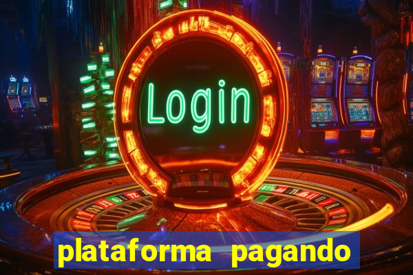 plataforma pagando no cadastro slots